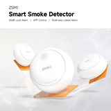 Imou Slimme rookmelder - ZSM1 bundel Wit, 3 stuks + ZG2S Smart Gateway, Zigbee