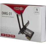 Inter-Tech DMG-31 Wireless-N PCIe Adapter wlan adapter 