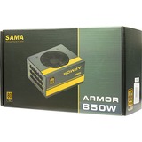 Inter-Tech SAMA FTX-850-B ARMOR modulaire 850 watt voeding  Zwart, 4x PCIe