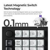 Keychron Q0 HE QMK Wireless Custom Number Pad, numpad Wit, US lay-out, Gateron Double-Rail Magnetic Nebula, Hot-swap, RGB, Double-shot PBT keycaps