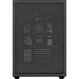 Lian Li B4-mATX (Wood Edition) mini tower behuizing Zwart/houtkleur | 2x USB-A | 1x USB-C