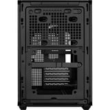 Lian Li B4-mATX (Wood Edition) mini tower behuizing Zwart/houtkleur | 2x USB-A | 1x USB-C