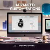 Logitech MX Master 3S voor Mac muis Grafiet, 200 tot 8000 dpi, Bluetooth Low Energy