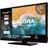Salora 32MBA300 Smart TV, 12V 32" LED Zwart, 2x HDMI, USB-A, WiFi, BT