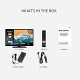Salora 32MBA300 Smart TV, 12V 32" LED Zwart, 2x HDMI, USB-A, WiFi, BT