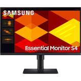 Samsung S27D402GAU Essential S4 S40GD 27" monitor Zwart, 100 Hz | HDMI | DisplayPort | USB