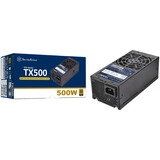 SilverStone SST-TX500-G 500 watt voeding  Zwart, 2x PCIe, 2x PCIe