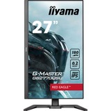 iiyama G-Master Red Eagle GB2770QSU-B6 27" gaming monitor Zwart, 180 Hz, HDMI, DisplayPort, Audio