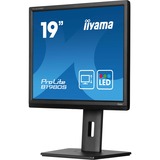 iiyama ProLite B1980S-B1 19" monitor Zwart, 75 Hz, HDMI, DisplayPort