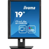 iiyama ProLite B1980S-B1 19" monitor Zwart, 75 Hz, HDMI, DisplayPort