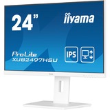 iiyama ProLite XUB2497HSU-W2 23.8" monitor Wit, 100 Hz, HDMI, DisplayPort, USB, Audio