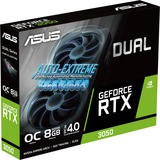 ASUS GeForce RTX 3050 DUAL V2 8GB GDDR6  grafische kaart Lite Hash Rate, 1x DisplayPort, 1x HDMI 2.1, DVI-D