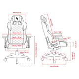 Arozzi Avanti Soft Fabric - Ash gamestoel Antraciet