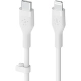 Belkin BoostCharge Flex USB-C-kabel met Lightning-connector Wit, 1 meter