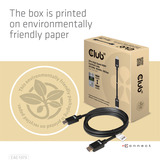 Club 3D Gecertificeerde Ultra High Speed HDMI 2.1 kabel Zwart, 4 meter, 8K