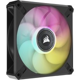 Corsair iCUE ML120 RGB ELITE case fan Zwart/transparant, 4-pins PWM fan-connector
