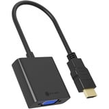ICY BOX IB-AC502a HDMI naar VGA Adapter Zwart