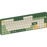 Iqunix F97 Camping Wireless Mechanical Keyboard Groen, US lay-out (QWERTY), IQUNIX Moonstone, 96%, RGB leds, Hot-swappable, PBT, 2.4GHz | Bluetooth 5.1 | USB-C