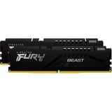 Kingston FURY 64 GB DDR5-6400 (2x 32 GB) Kit werkgeheugen Zwart, FURY Beast, XMP 3.0, EXPO