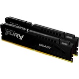 Kingston FURY Beast 64 GB DDR5-6400 (2x 32 GB) werkgeheugen Zwart, KF564C32BBEK2-64, XMP 3.0, EXPO 1.1