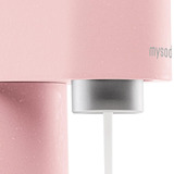 Mysoda Woody Light Pink bruiswatertoestel Lichtroze, Incl. CO2-gascilinder & PET fles