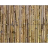 Nature Gespleten rietmat PREMIUM - afschermgraad 3/5, 1 x 3 meter begrenzing Houtkleur