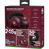 PowerA LucidSound LS10X Gen 2 bedrade gamingheadset voor Xbox Series X|S - Robijn over-ear gaming headset Donkerrood, Xbox Series X|S, Xbox One, Pc