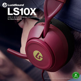PowerA LucidSound LS10X Gen 2 bedrade gamingheadset voor Xbox Series X|S - Robijn over-ear gaming headset Donkerrood, Xbox Series X|S, Xbox One, Pc
