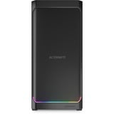 Sharkoon AK4 RGB Strip midi tower behuizing Zwart | 2x USB-A | 1x USB-C | RGB