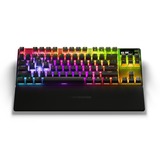 SteelSeries Apex Pro TKL Wireless RGB mechanisch gaming toetsenbord Zwart, US lay-out (QWERTY), SteelSeries OmniPoint 2.0, 80% (TKL)	, RGB leds, Double shot PBT-keycaps, Bluetooth 5.0, 2,4 Ghz