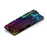 SteelSeries Apex Pro TKL Wireless, gaming toetsenbord Zwart, US lay-out, SteelSeries OmniPoint 2.0, RGB led, Double shot PBT-keycaps, Bluetooth 5.0, 2,4 Ghz