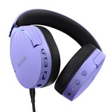 Trust GXT 491P Fayzo Draadloze  over-ear gaming headset Lichtpaars, 2.4 GHz | Bluetooth