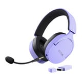 Trust GXT 491P Fayzo Draadloze  over-ear gaming headset Lichtpaars, 2.4 GHz | Bluetooth
