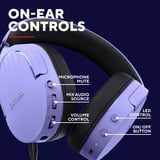 Trust GXT 491P Fayzo Draadloze  over-ear gaming headset Lichtpaars, 2.4 GHz | Bluetooth