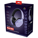Trust GXT 491P Fayzo Draadloze gamingheadset over-ear gaming headset Lichtpaars, 2.4 GHz, Bluetooth