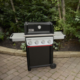 Weber Spirit E-410-gasbarbecue Zwart, 4 branders met extra zijbrander