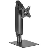 goobay Freestanding Single Monitor Mount, 17 tot 32 inch monitorarm Zwart