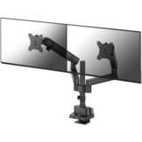 ACT Connectivity Monitorarm office solid pro, mechanische veer, 2 monitoren Zwart