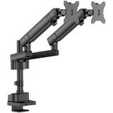ACT Connectivity Monitorarm office solid pro, mechanische veer, 2 monitoren Zwart