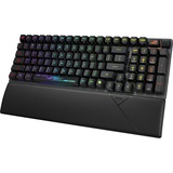 ASUS ROG STRIX SCOPE II 96 RX Wireless RGB mechanisch gaming toetsenbord Zwart, US lay-out (QWERTY), ROG RX Red, 96%, 96%, RGB leds, Hot-swappable, PBT Double-shot, Bluetooth / 2.4GHz / USB 2.0
