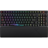 ASUS ROG STRIX SCOPE II 96 RX Wireless RGB mechanisch gaming toetsenbord Zwart, US lay-out (QWERTY), ROG RX Red, 96%, 96%, RGB leds, Hot-swappable, PBT Double-shot, Bluetooth / 2.4GHz / USB 2.0