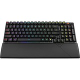 ASUS ROG STRIX SCOPE II 96 RX Wireless RGB mechanisch gaming toetsenbord Zwart, US lay-out (QWERTY), ROG RX Red, 96%, 96%, RGB leds, Hot-swappable, PBT Double-shot, Bluetooth / 2.4GHz / USB 2.0