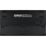 ASUS ROG STRIX SCOPE II 96 RX Wireless RGB mechanisch gaming toetsenbord Zwart, US lay-out (QWERTY), ROG RX Red, 96%, 96%, RGB leds, Hot-swappable, PBT Double-shot, Bluetooth / 2.4GHz / USB 2.0