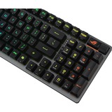 ASUS ROG STRIX SCOPE II 96 RX Wireless RGB mechanisch gaming toetsenbord Zwart, US lay-out (QWERTY), ROG RX Red, 96%, 96%, RGB leds, Hot-swappable, PBT Double-shot, Bluetooth / 2.4GHz / USB 2.0