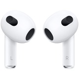 Apple AirPods (3e generatie) earbuds Wit, Incl. Lightning-oplaadcase, Bluetooth 5.0