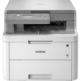 Brother DCP-L3510CDW all-in-one ledprinter met faxfunctie Grijs/antraciet, Printen, Kopiëren, Scannen, WLAN, USB