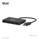 Club 3D DisplayPort splitter Zwart