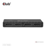 Club 3D DisplayPort splitter Zwart