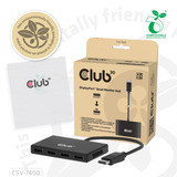 Club 3D DisplayPort splitter Zwart