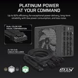 Corsair HX1500i (2025) refurbished modulaire 1500 watt voeding  Zwart, 2x 12V-2x6, 5x PCIe